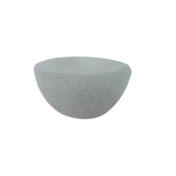 Round selenite bowl - 6cm