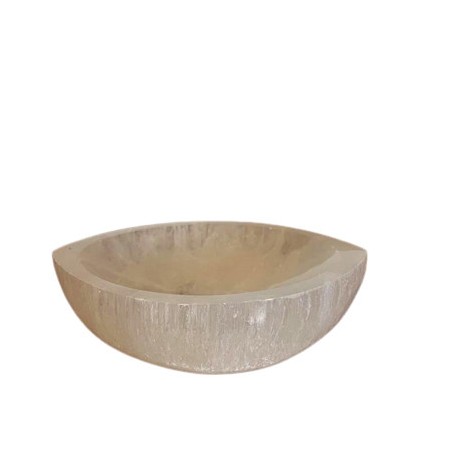 Selenit augenförmige Schale - 15cm