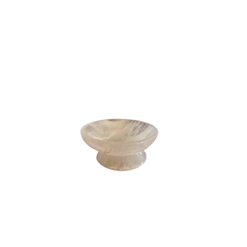 Selenite ritual bowl - 10cm-SELENITE BOWLS-HOSTENATURA