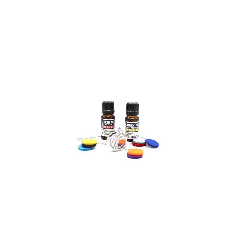 Set de colar difusor e aceites esenciais-KIT DE AGASALLO-HOSTENATURA