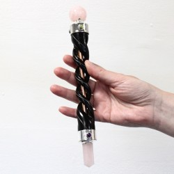 Chakra Wand met Engel - Aventurijn