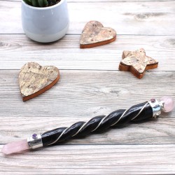 Chakra Wand with Angel - Aventurine