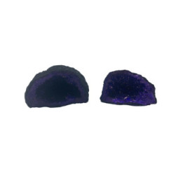 Geodas de calcita coloreada - Piedra Negra - Morado