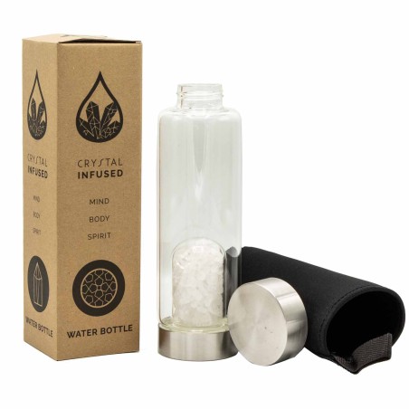 Mineral en Botella - Cuarzo Claro Purificador - Fragmentos