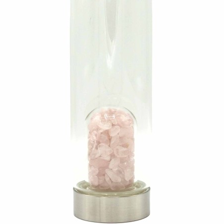 Mineral en Botella - Cuarzo Rosa Rejuvenecedor - Fragmentos