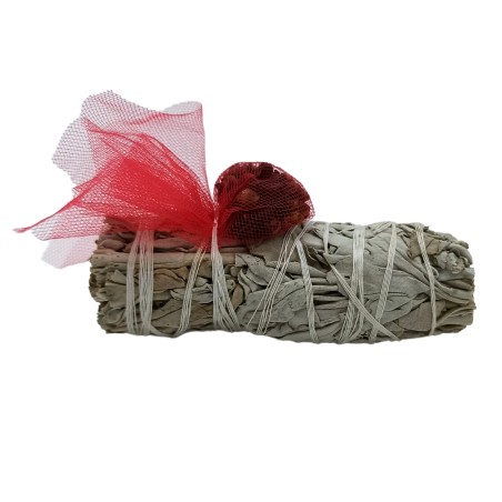 Atado de Salvia Blanca y Clavo Smudge Made in México - Atado de Hierba 10cm