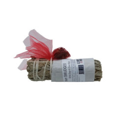 Faisceau de sauge blanche et clou de girofle fabriqué au Mexique - Faisceau d'herbe 10 cm