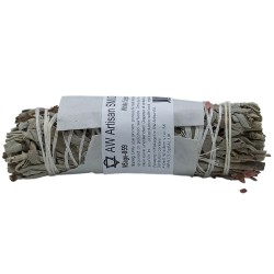 Bundle of White Sage and Pirul Seed Smudge Made in Mexico - Bund of Grass 10cm