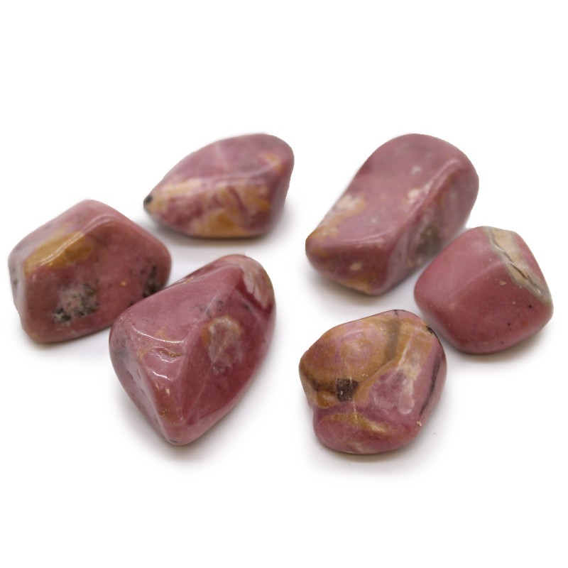 Natural Stones XL - Rhodonite - 18 units-XL NATURAL STONES-HOSTENATURA