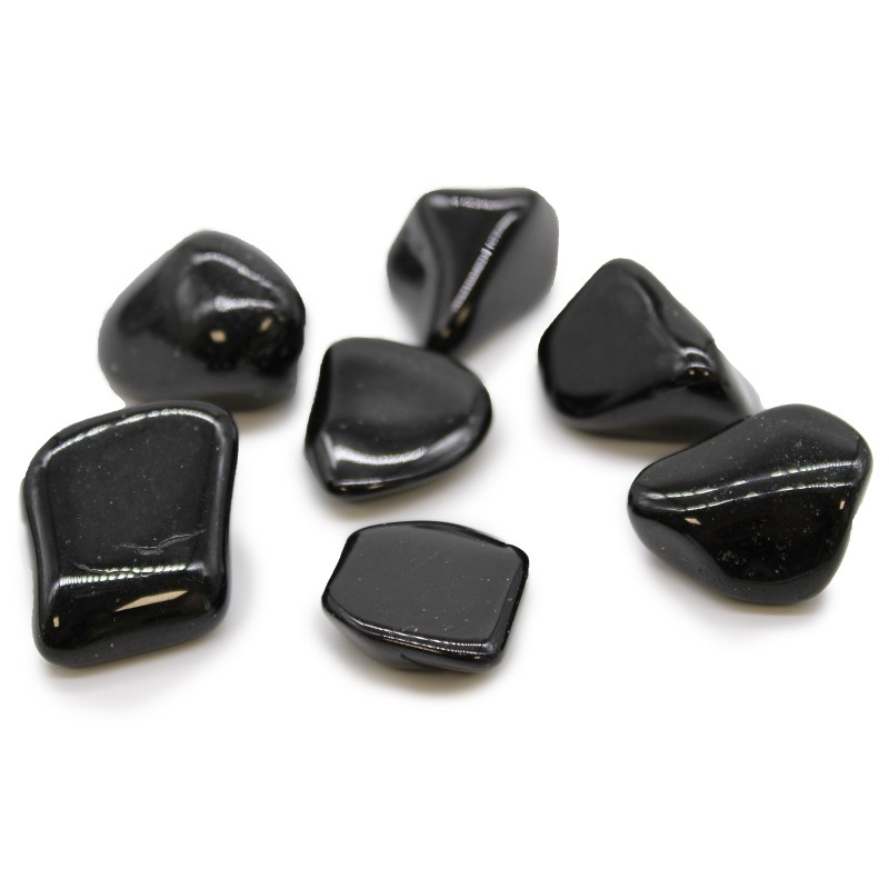 Natural Stones XL - Black Tourmaline - 18 units-XL NATURAL STONES-HOSTENATURA