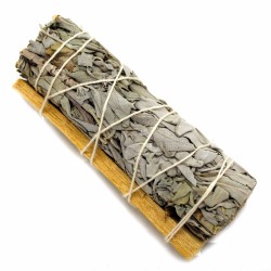 Bundles of Grass - White Sage and Palo Santo 10 cm