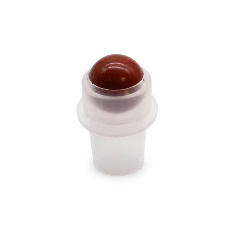 Edelstein Roller Spitze für 5ml Flasche - Roter Jaspis-ROLL-ON-FLASCHEN MIT GEMS-HOSTENATURA