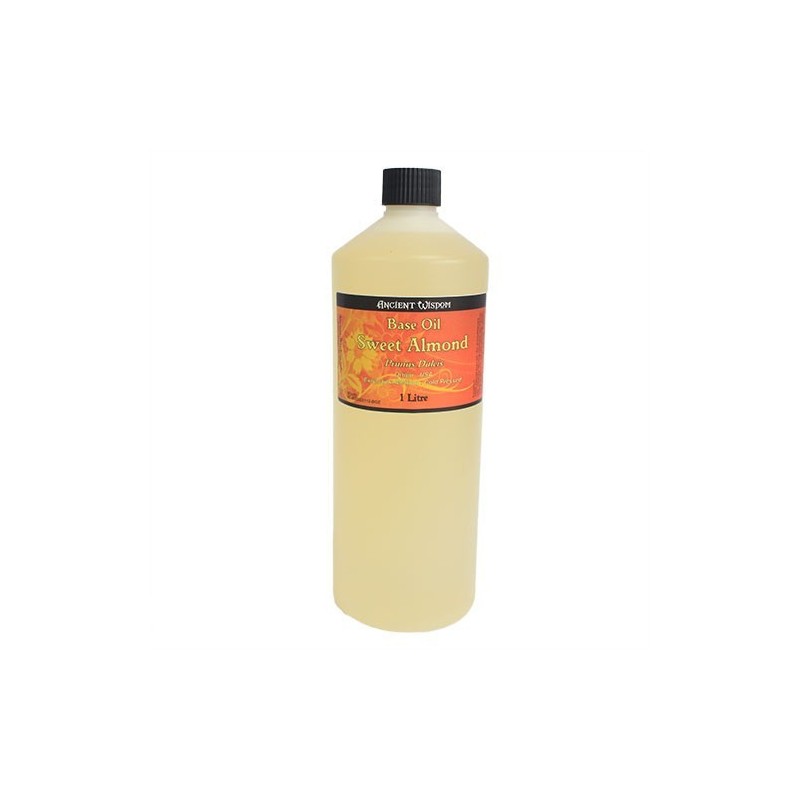 Base Oil - 1L - Sweet Almond-BASE OILS 1 LITER 1000ML-HOSTENATURA