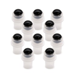 Gemstone roller tip for 5ml bottle - Black Tourmaline