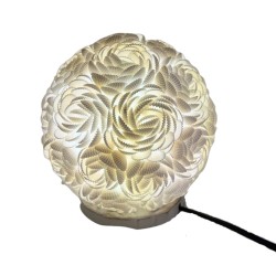 Boho Sea Shell Lanpara - Globo arrosa - 15 cm