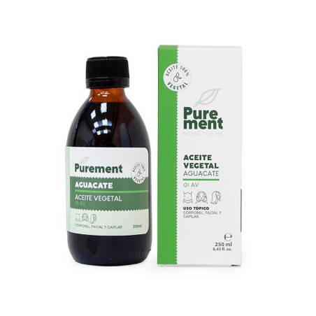 ACEITE VEGETAL DE AGUACATE 250ML PUREMENT