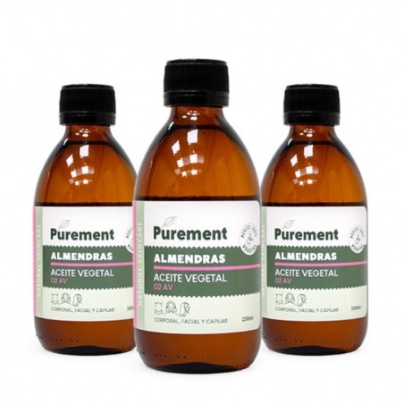 ACEITE VEGETAL DE ALMENDRAS 250ML PUREMENT