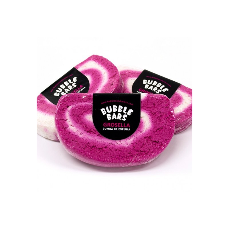 BOMBA ESPUMA GROSELLA BUBBLES & COLORS 6 UNIDADES-BATH BOMBS-HOSTENATURA