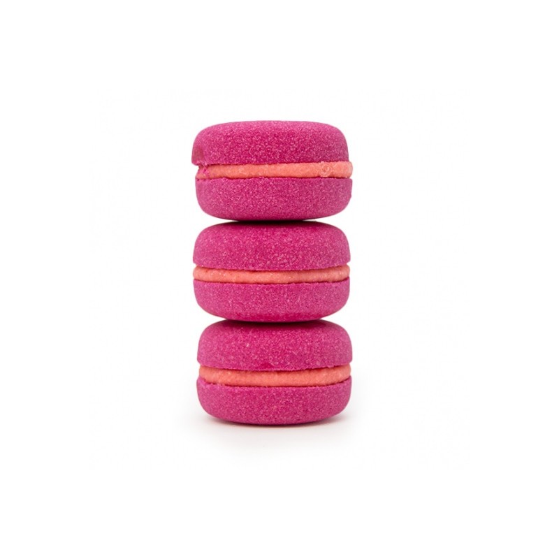 RASPBERRY BUBBLES & COLORS BOMB-2 IN 1 MACABOMBS-HOSTENATURA