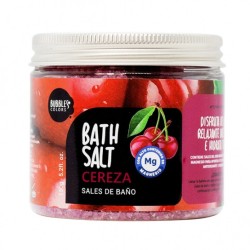 BAIN DE LA MER MORTE SELS POT 150GRS CERISE BULLES & COULEURS