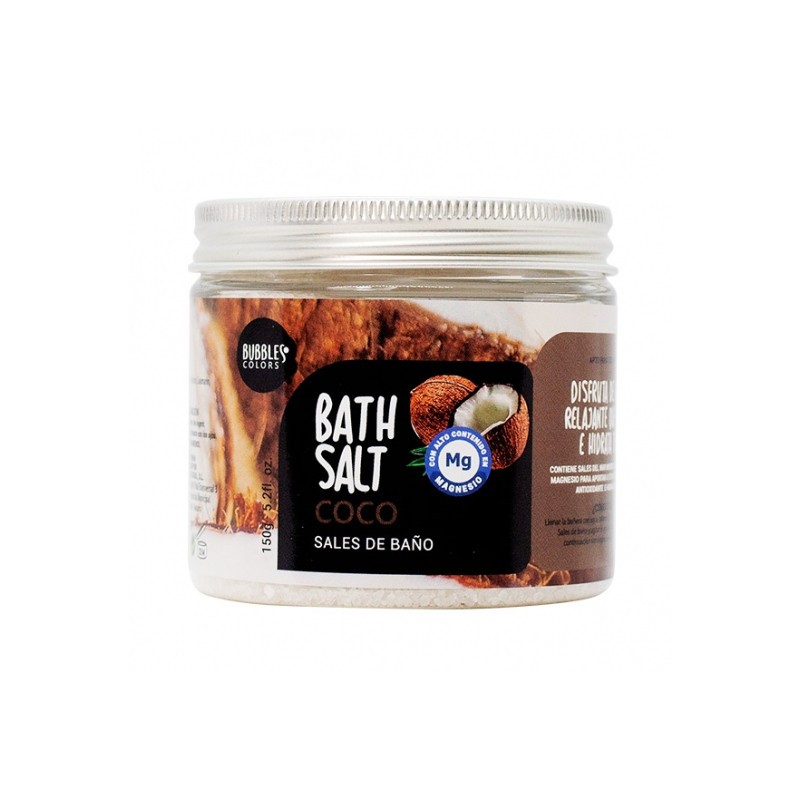 DEAD SEA BATH SALTS JAR 150GRS COCO BUBBLES & COLORS-BATH SALTS IN VIALS-HOSTENATURA