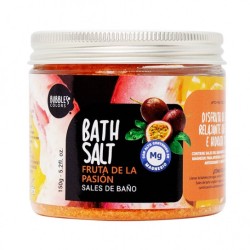 DEAD SEA BATH SALTS JAR 150GRS PASSION FRUIT BUBBLES & COLORS