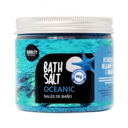 SALI DA BAGNO DEL MAR MORTO VASO 150GR BOLLE OCEANICHE E COLORI