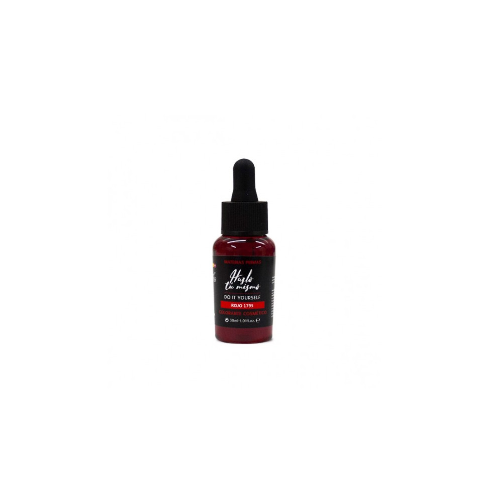 COLORANTE CONCENTRADO ROJO 1795 PARA HACER JABONES Y COSMETICOS 30ml