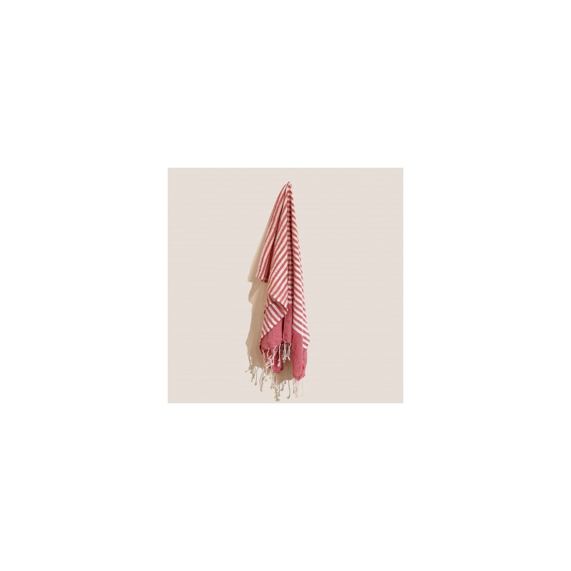 Cotton Pareo - 100x180 cm - Pink-COTTON TOWELS AND PAREOS-HOSTENATURA