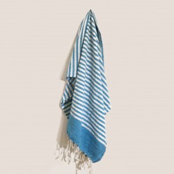 Cotton sarong - 100x180 cm - Sky Blue