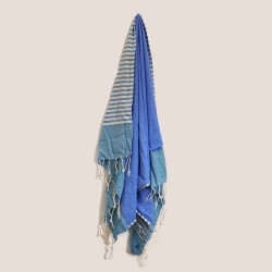 Cotton towel - Pareo - 100x180 cm - Sky Blue