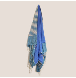 Toalla de algodon - Pareo - 100x180 cm - Azul Cielo