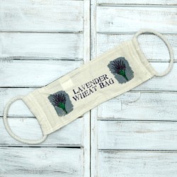 Natural Cotton Wheat Bags - Lavender