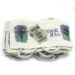 Natural Cotton Wheat Bags - Lavender