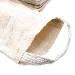 25x 8oz Natural Wheat Bag Sleeve - Unprinted - 40x14 (cm)