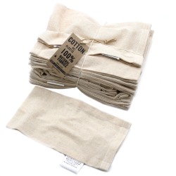 50x Eye Pad - Natural Cotton 4 oz - 20x11x0.5 (cm)