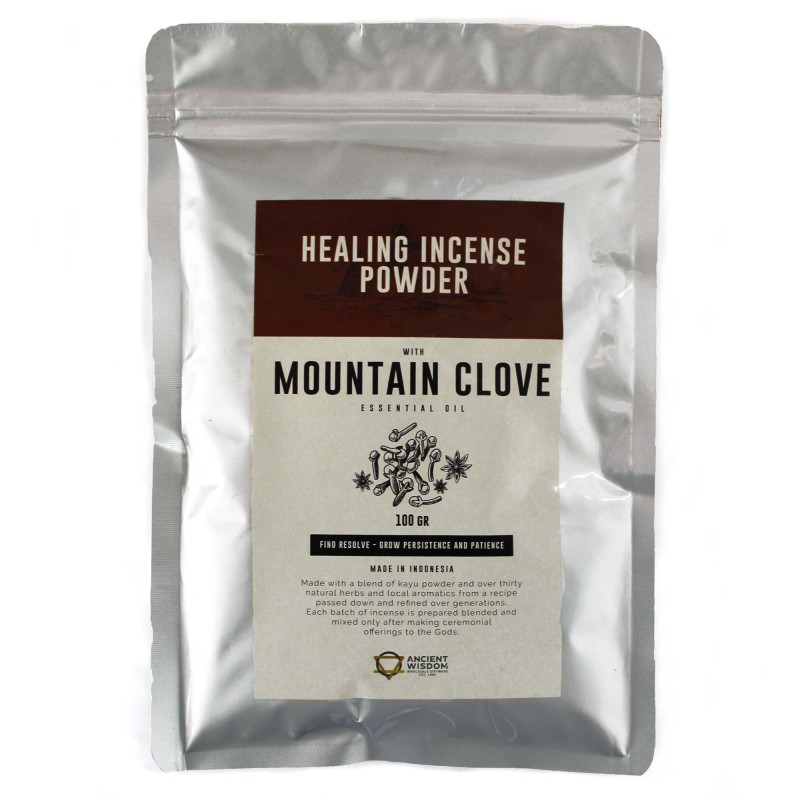 Healing Incense Powder - Mountain Clove 100 gr-HEALING INCENSE POWDER-HOSTENATURA