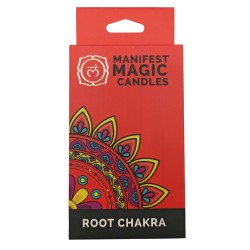 Candele Magiche Manifest (confezione da 12) - Rosso - Chakra della Radice