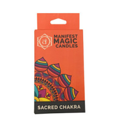Velas Mágicas Manifest (pack de 12) - Naranja - Chakra Sacro SWADISHTHANA