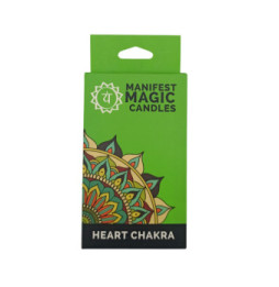 Velas Mágicas Manifest (pack de 12) - Verde - Chakra Corazón