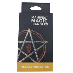 Bougies Manifest Magic (paquet de 12) - Noir - Rituel de Transformation