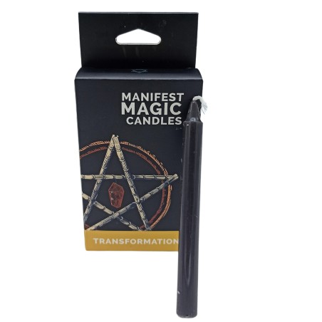 Velas Mágicas Manifest (pack de 12) - Negro - Ritual de Transformación