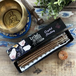 Tribal Soul Incense Sticks & Ceramic Holder - Crystal Healing Spiritual Series