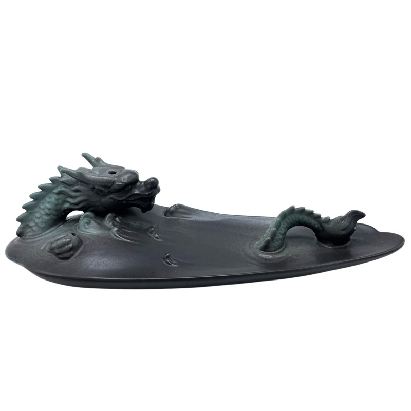 Reverse Backflow Incense Burner - Dragon in the Pond-REVERSE FLOW INCENSE BURNERS-HOSTENATURA