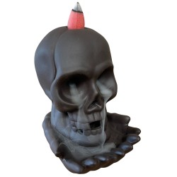 Reverse Reflux Incense Burner - Weeping Skull (with light)