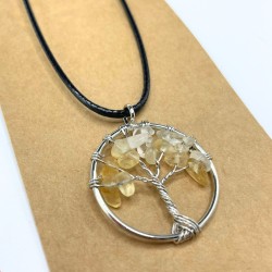 Tree of Life Pendant - Carnelian