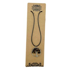 Pendentif Arbre de Vie - Oeil de Tigre