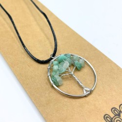 Tree of Life Pendant - Jade