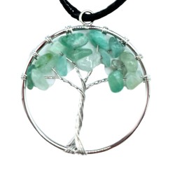 Tree of Life Pendant - Jade