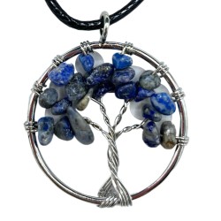 Tree of Life Pendant - Sodalite